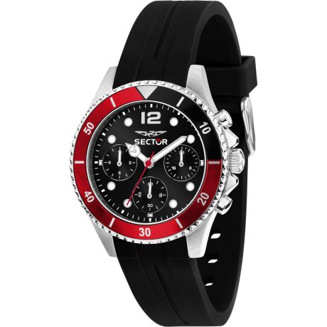 Orologio Sector 230 Multifunzione Uomo Acciaio e Plastica