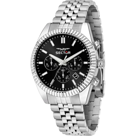 Orologio Sector 240 Cronografo Uomo Acciaio 41mm