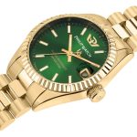 Scopri l'eleganza senza tempo dell'orologio Philip Watch Caribe in acciaio gold e zaffiro, un gioiello di lusso perfetto per ogni occasione. (Vista 3)