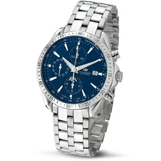 Philip Watch Blaze Men's Automatic Chronograph Watch in Steel, 41mm