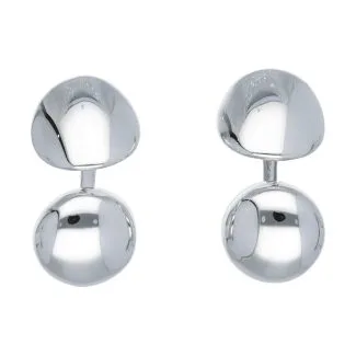 Cufflinks in 18kt White Gold
