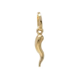 18kt Yellow Gold Horn Pendant