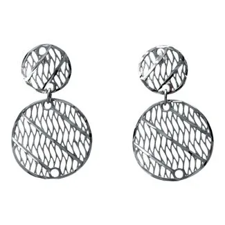 18kt White Gold Drop Earrings for Women