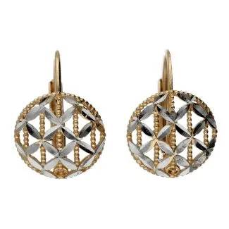 Monachella Earrings in Two-Tone 18kt Gold