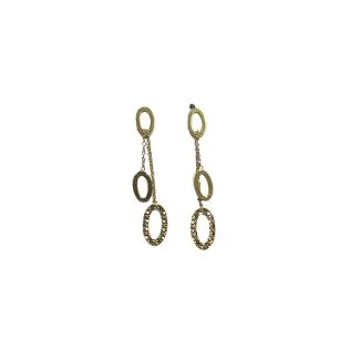 Women's 18kt Yellow Gold Drop Earrings