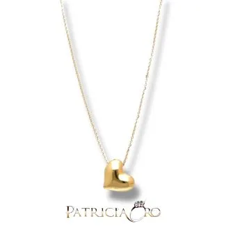 18kt Yellow Gold Heart Necklace