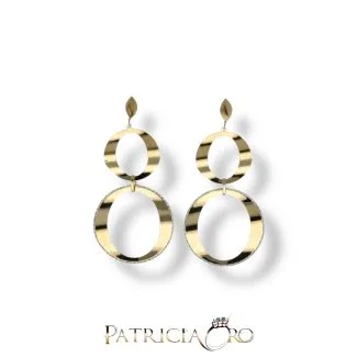 18kt Yellow Gold Drop Earrings