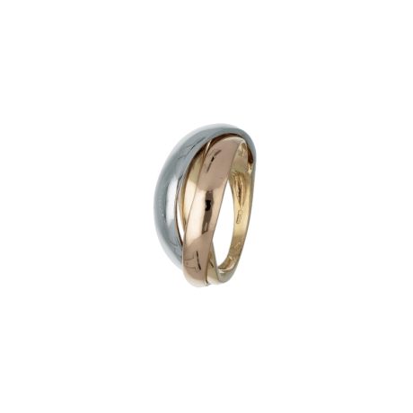 Anello Donna in Oro 750 Bicolore