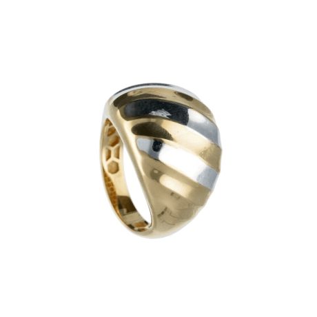 Anello Donna Oro Bicolore 750 18kt