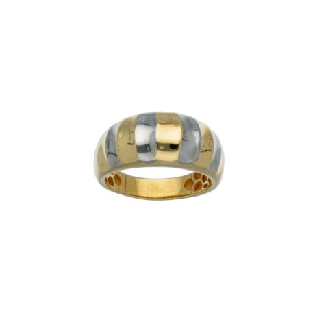 Anello Donna in Oro Bicolore 750 – 4.5 gr