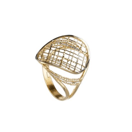 Anello Donna in Oro Bicolore 750