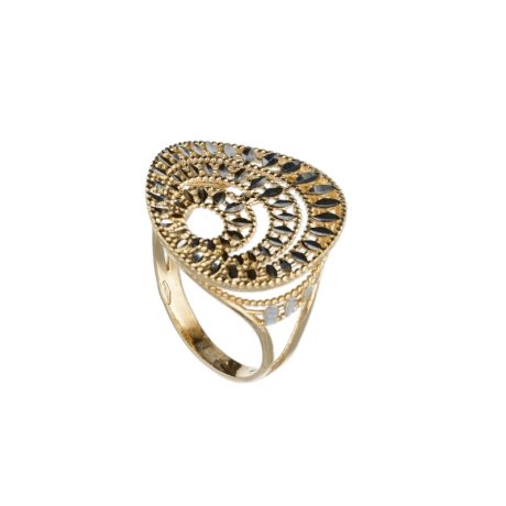 Anello Donna Oro Bicolore 750 – 4g