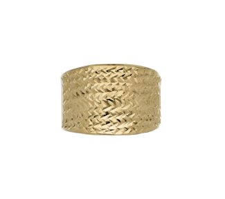 Anello da donna in oro giallo 750, un gioiello di lusso perfetto per un'idea regalo preziosa.