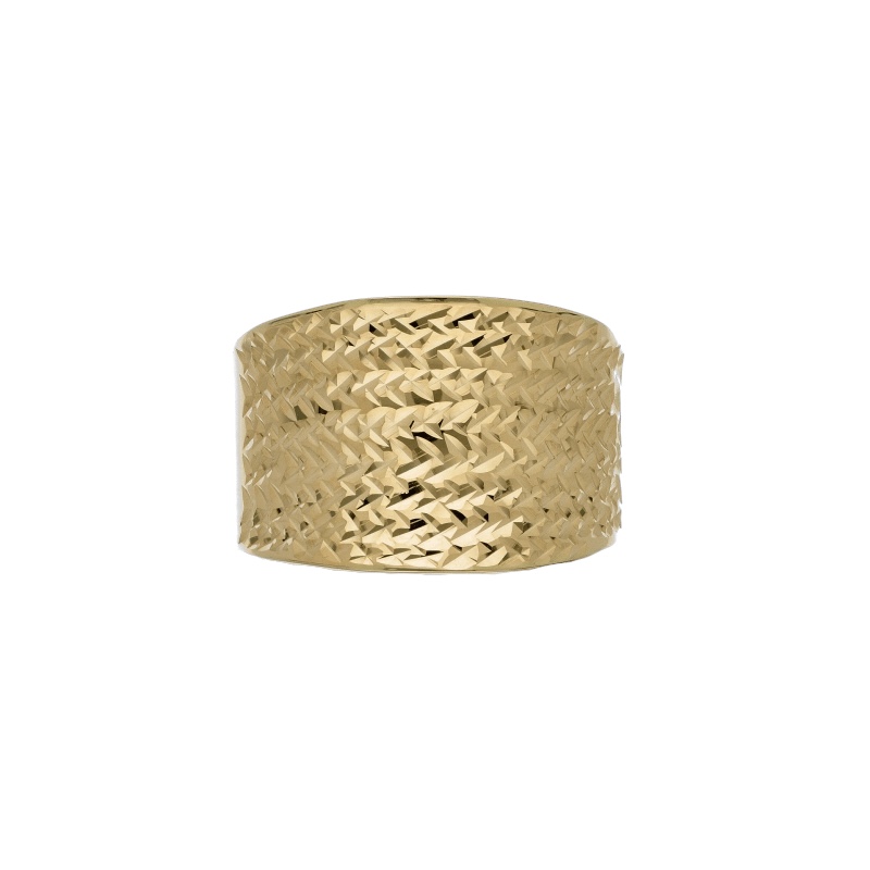 Anello da donna in oro giallo 750, un gioiello di lusso perfetto per un'idea regalo preziosa.