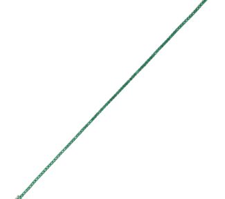 Splendido bracciale tennis in oro con zirconi verdi, un gioiello di lusso perfetto per un'occasione speciale. (Vista 2)