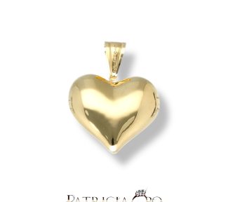 Ciondolo Cuore in Oro Giallo, un gioiello di lusso perfetto come idea regalo preziosa