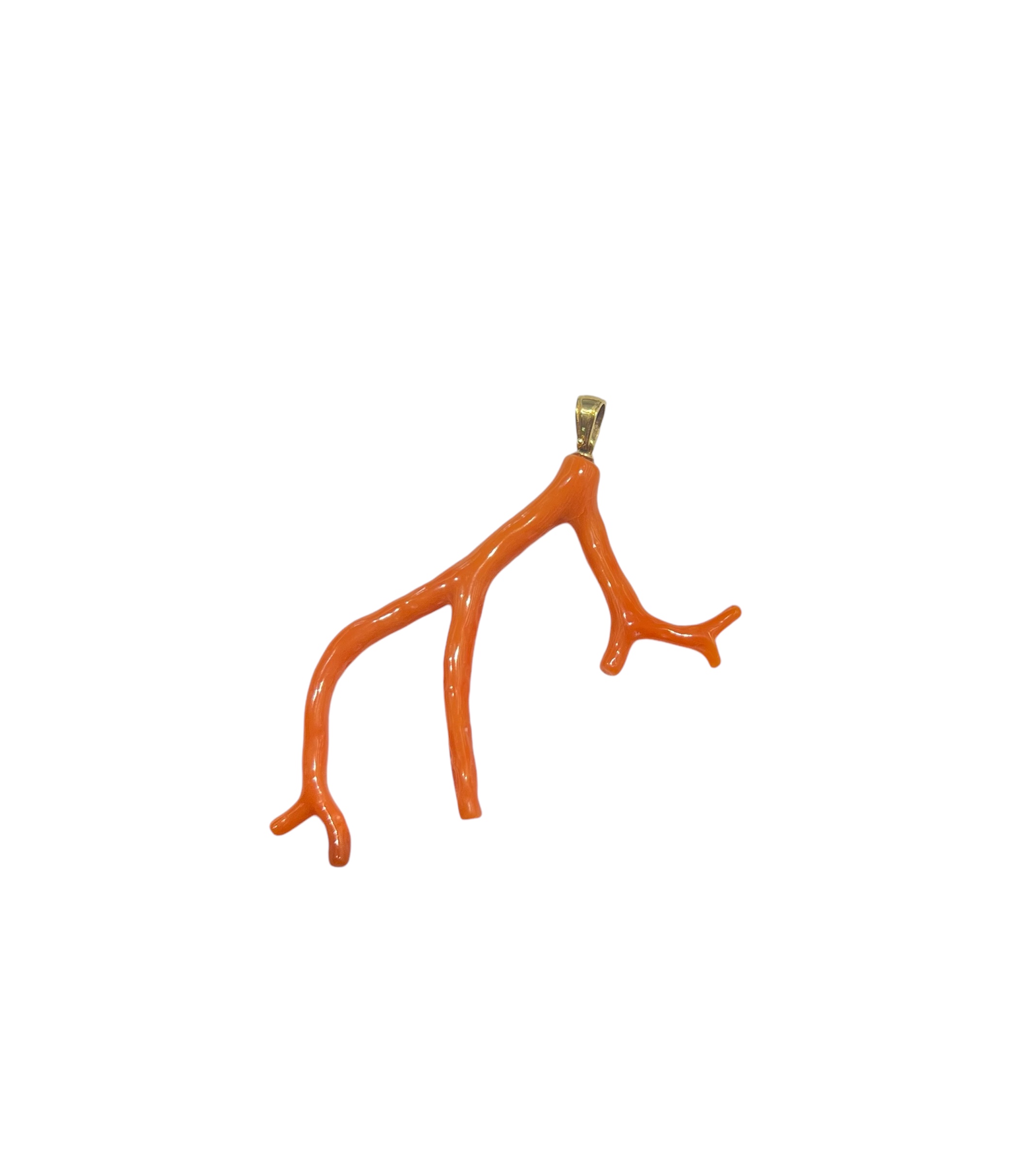 Ciondolo Ramo in Corallo, un gioiello made in italy di Patricia Oro Creations, perfetto per un regalo prezioso.