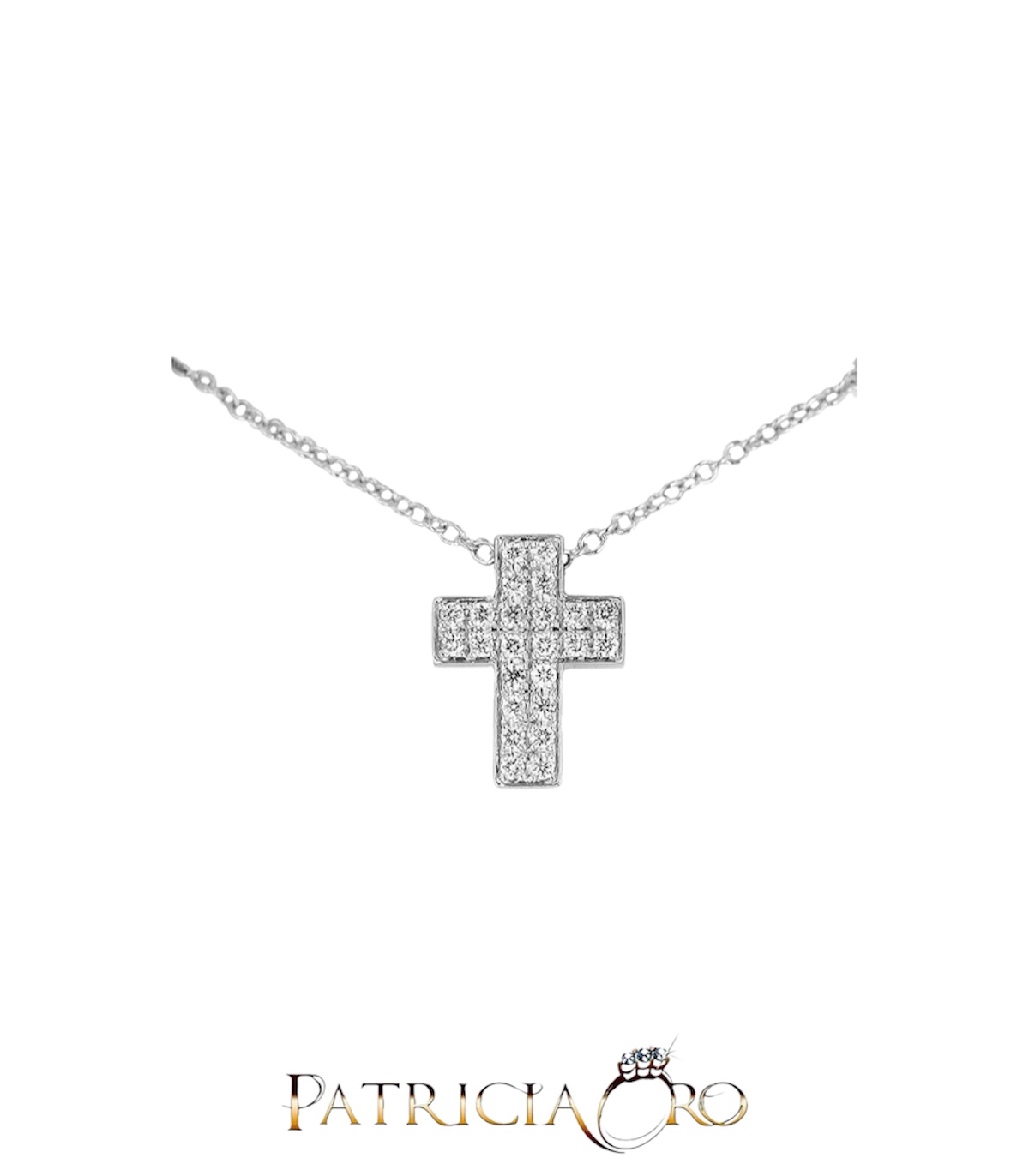 Splendida Collana Croce in Oro e Diamanti, un gioiello di lusso firmato Davite&Delucchi. Scopri la bellezza dei gioielli diamanti e l'eccellenza dell'oreficeria artigianale.