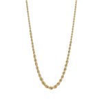 Scopri l'eleganza senza tempo del Girocollo Corda in Oro Giallo 750, un gioiello di lusso perfetto per un'occasione speciale. Un'idea regalo preziosa.