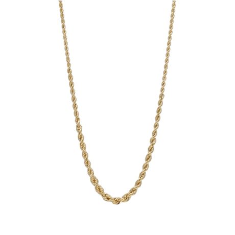 Girocollo Corda in Oro Giallo 750
