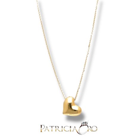 Girocollo Cuore in Oro Giallo 18kt