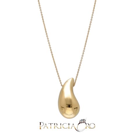 Girocollo Goccia in Oro Giallo 18K