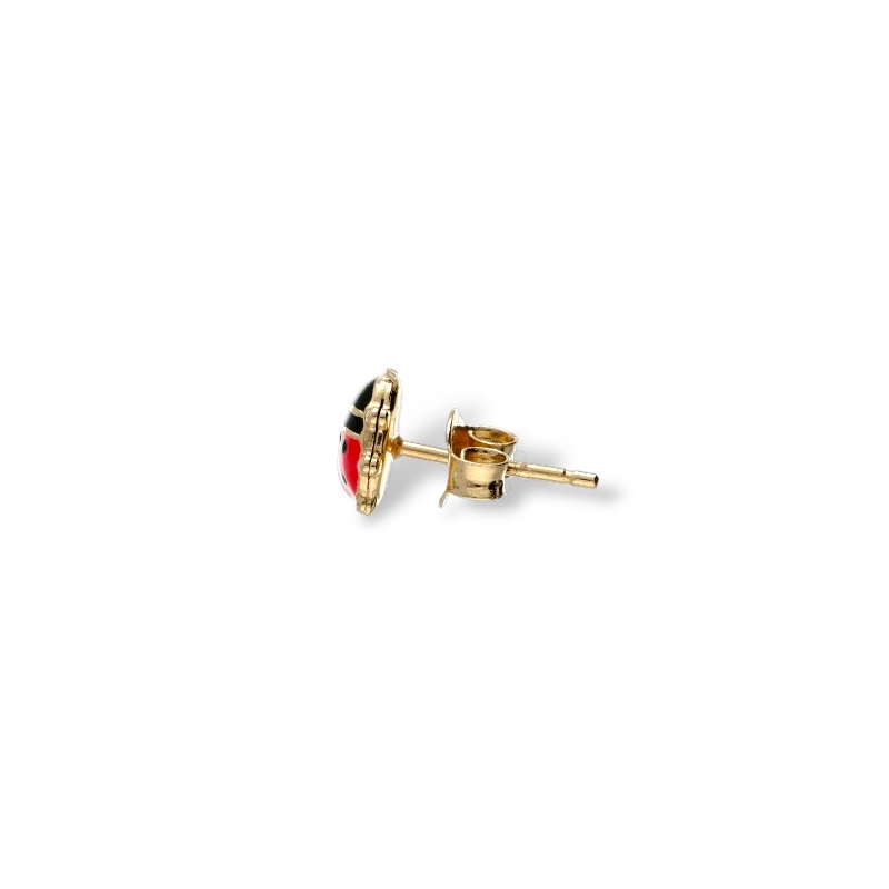 Orecchini per Bambina in Oro Giallo 18k - Gioielli di Lusso (Vista 2) | Gioielleria Patricia Oro Splendidi orecchini per bambina in oro giallo 18k, un esempio di gioielli made in italy, perfetti per un regalo prezioso. (Vista 2)