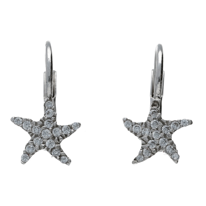 Splendidi orecchini a stella per bambina in oro 18K, un gioiello made in italy di alta qualità, perfetto come regalo prezioso.