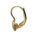 Splendidi orecchini a stella per bambina in oro giallo 750, un gioiello di lusso perfetto per un regalo prezioso. (Vista 2)