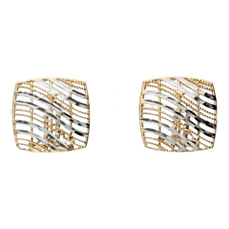 Orecchini Monachella Oro 18k Bicolore