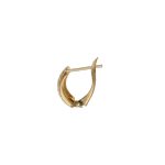 Eleganti orecchini da donna in oro giallo, un gioiello di lusso perfetto per un'occasione speciale. (Vista 2)