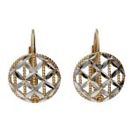 Orecchini Donna in Oro Bicolore 750: un gioiello di lusso per un'eleganza senza tempo.