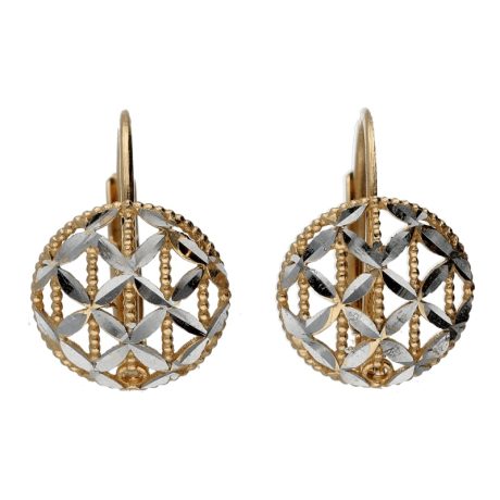 Orecchini Monachella in Oro Bicolore 750