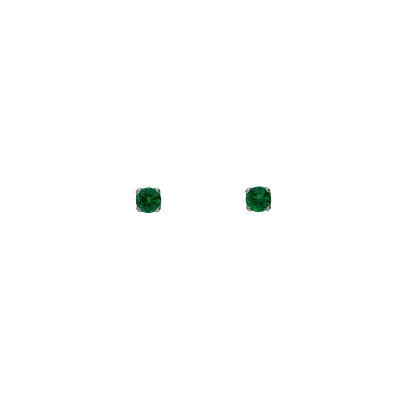 Splendidi orecchini Punto Luce Verde in Oro 18K, un gioiello di lusso perfetto per un'occasione speciale.
