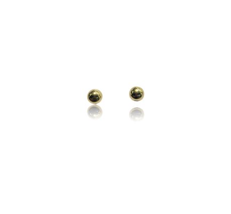 Orecchini a Sfera in Oro Giallo 750