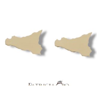Orecchini Sicilia in Oro Giallo, gioielli made in italy di alta gioielleria, un accessorio prezioso e raffinato.