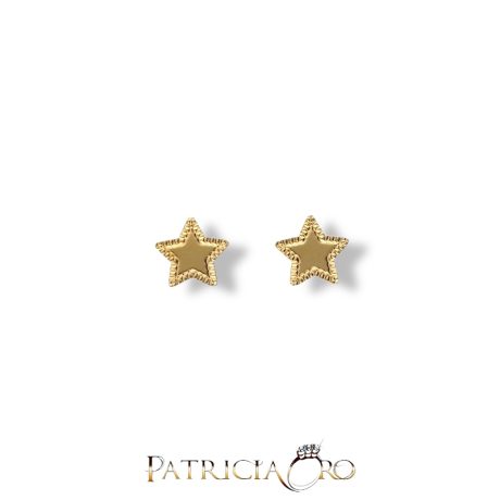 Orecchini Stella in Oro 18k per Bambina