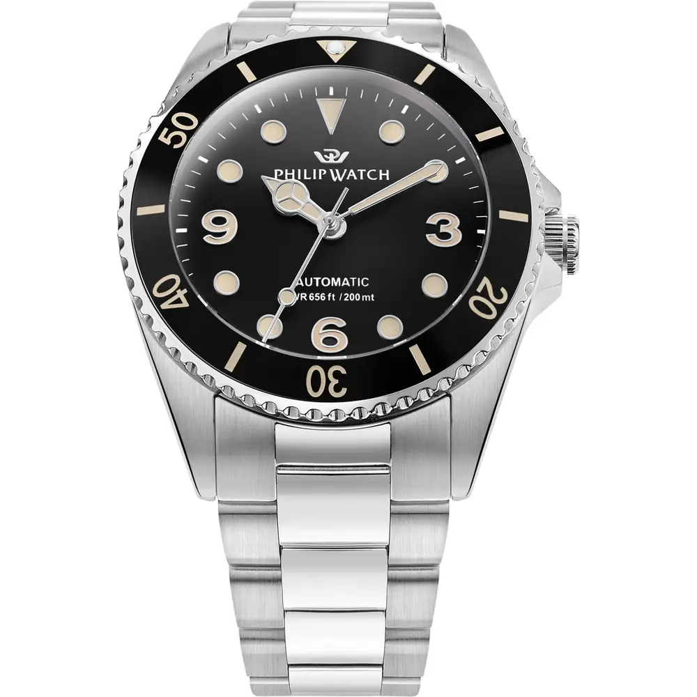 Scopri l'orologio maschile Philip Watch Caribe, un gioiello di lusso che incarna l'eleganza senza tempo. Perfetto per chi cerca un accessorio di alta gioielleria. (Vista 3)