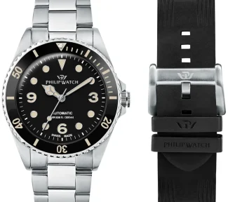 Scopri l'orologio maschile Philip Watch Caribe, un gioiello di lusso che incarna l'eleganza senza tempo. Perfetto per chi cerca un accessorio di alta gioielleria.