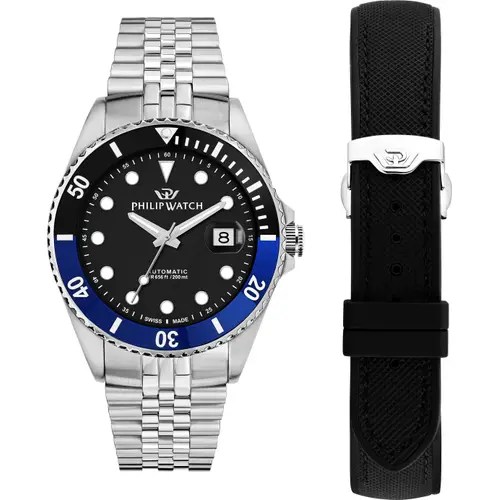 Orologio maschile Philip Watch Caribe, un gioiello di lusso per l'uomo che ama distinguersi.
