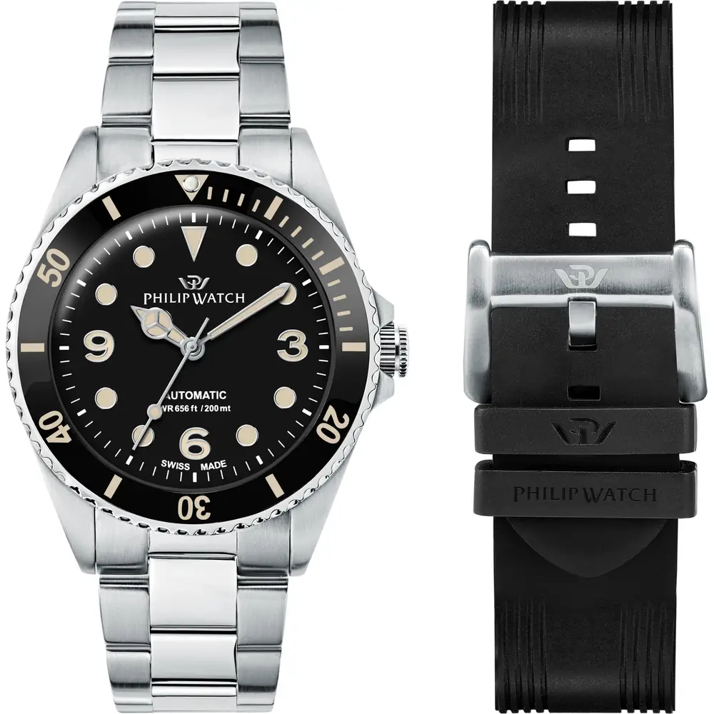Scopri l'orologio maschile Philip Watch Caribe, un gioiello di lusso che incarna l'eleganza senza tempo. Perfetto per chi cerca un accessorio di alta gioielleria.