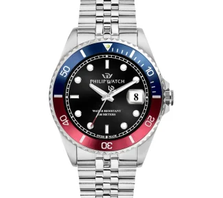 Scopri l'orologio maschile Philip Watch Caribe Sport, un gioiello di lusso per l'uomo moderno. Un accessorio di alta orologeria, perfetto per chi cerca l'eleganza senza tempo.