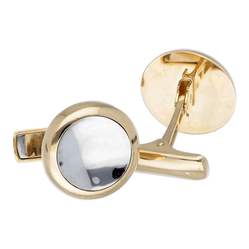 Polsini in oro bicolore 750, un gioiello di lusso perfetto per un'occasione speciale.