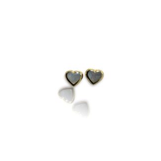 Heart Earrings in 18kt Gold