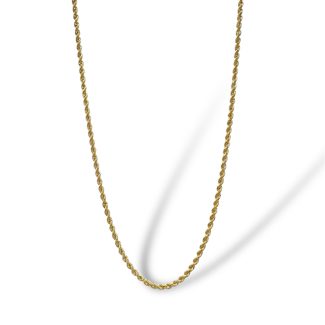 18kt Yellow Gold Choker Necklace for Women, 43 cm