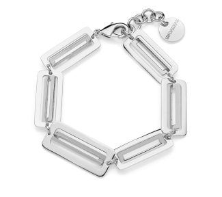 Scopri il Bracciale catena rettangolare UnoAerre, un gioiello di lusso che incarna l'eleganza senza tempo. Perfetto per chi cerca un accessorio raffinato e di alta qualità.