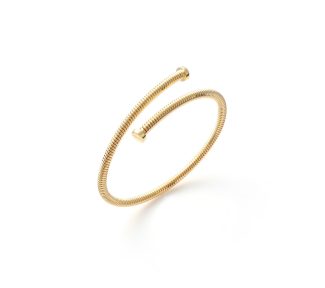 Bracciale Chiodo Dorato UnoAerre: un gioiello di lusso che incarna l'eleganza senza tempo.