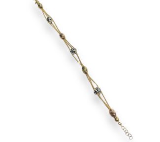 Bracciale da donna in oro 750, un gioiello di lusso perfetto per un'idea regalo preziosa.