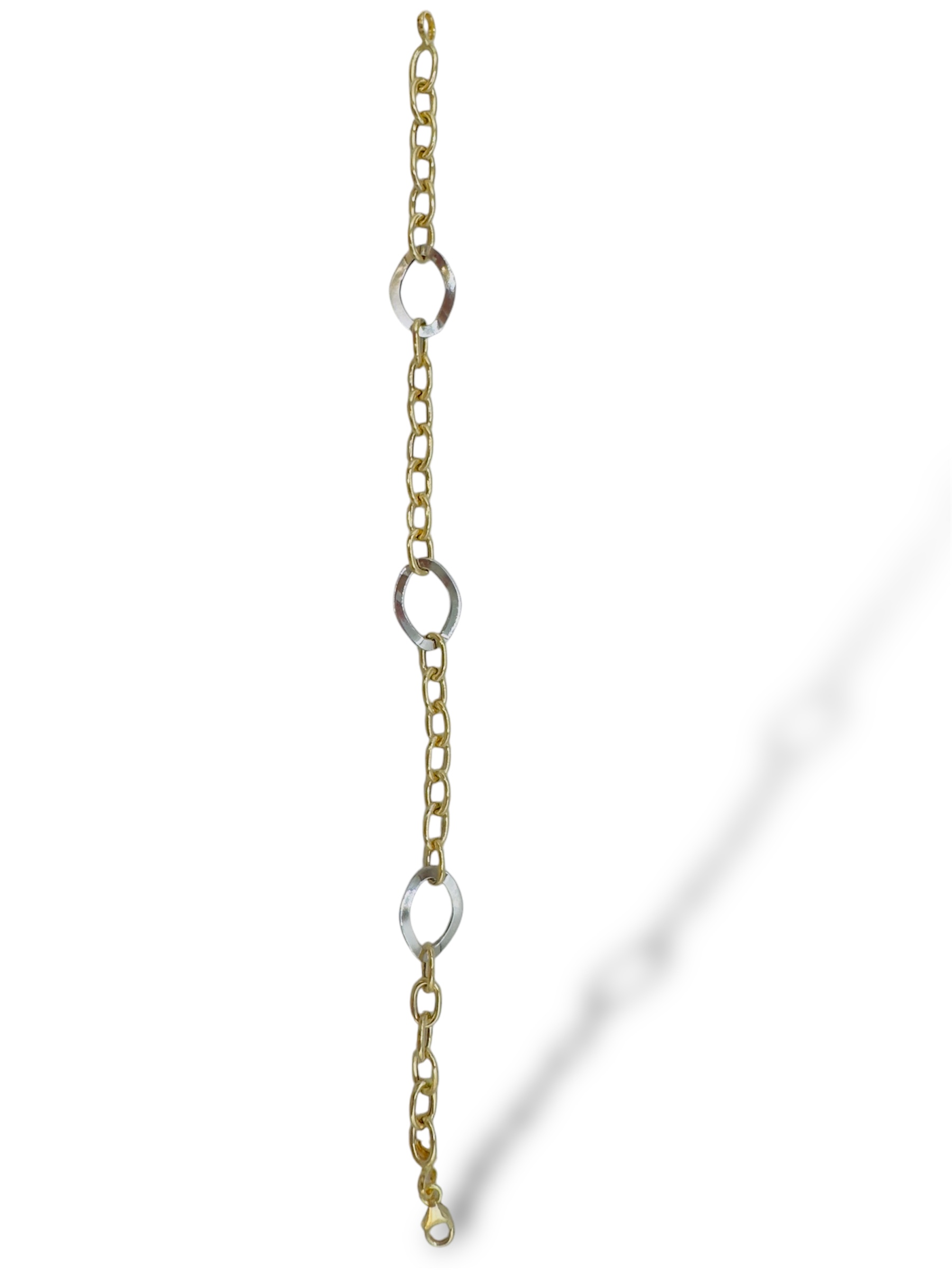 Bracciale da donna in oro 750, un gioiello di lusso perfetto per un'idea regalo preziosa. (Vista 2)