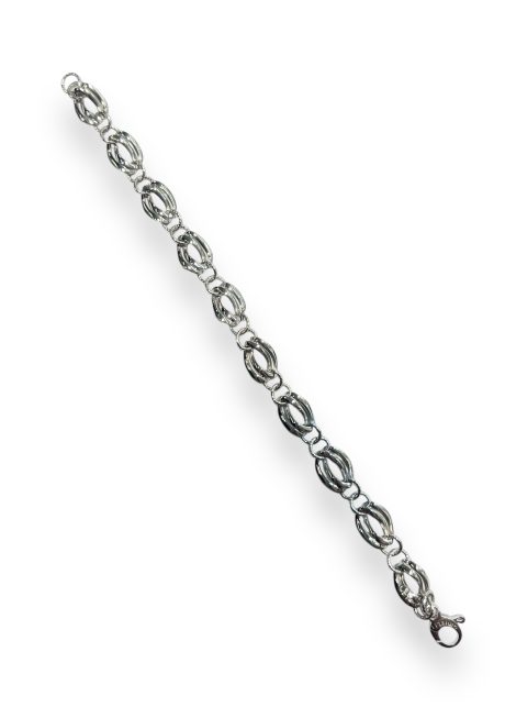 Bracciale Donna Oro Bianco 750 20 cm